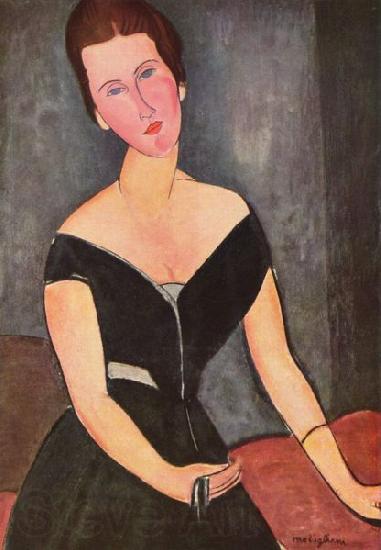 Amedeo Modigliani Portrat der Frau van Muyden Norge oil painting art